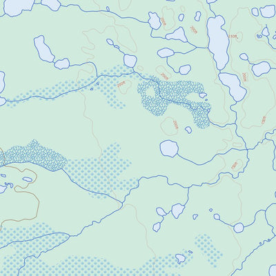 Natural Resources Canada Husky Bend, NT (107D08 Toporama) digital map