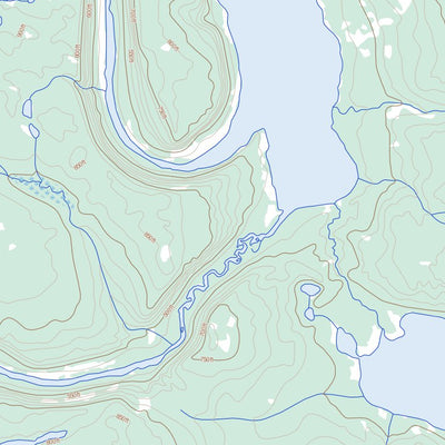 Natural Resources Canada Hyndman Lake, NT (107A04 Toporama) digital map