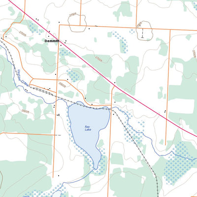 Natural Resources Canada Hythe, AB (083M05 Toporama) digital map