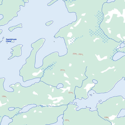 Natural Resources Canada Igelstrom Lake, ON (053J04 Toporama) digital map