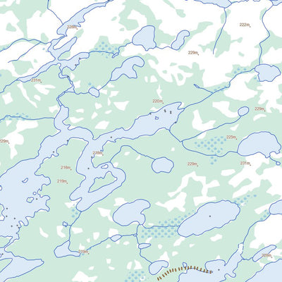 Natural Resources Canada Igelstrom Lake, ON (053J04 Toporama) digital map