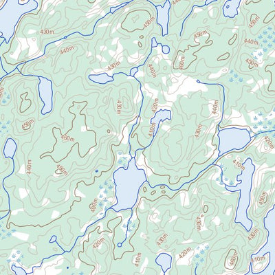 Natural Resources Canada Imogen Lake, NT (075C06 Toporama) digital map