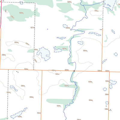 Natural Resources Canada Indi Lake, SK (072O10 Toporama) digital map