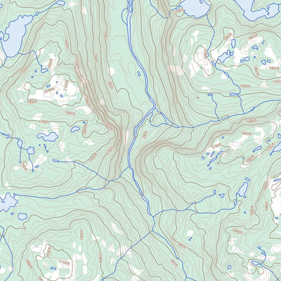Natural Resources Canada Indian Lookout, NL (012I03 Toporama) digital map