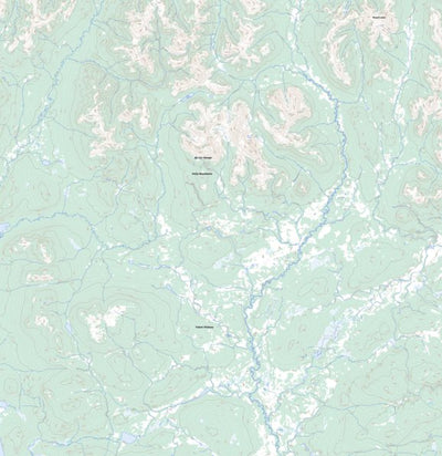 Natural Resources Canada Indigo Lake, YT (105G04 Toporama) digital map