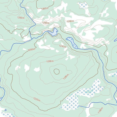 Natural Resources Canada Indigo Lake, YT (105G04 Toporama) digital map