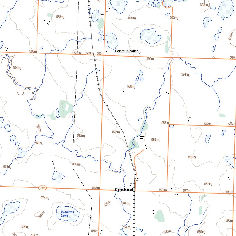 Inglis, MB (062K14 Toporama) Map by Natural Resources Canada | Avenza Maps