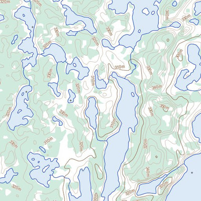 Natural Resources Canada Ingray Lake (086C08 Toporama) digital map
