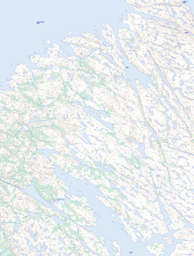 Natural Resources Canada Inman Harbour, NU (076M16 Toporama) digital map