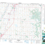 Natural Resources Canada Innisfail, AB (083A04 CanMatrix) digital map