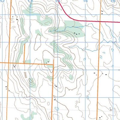 Natural Resources Canada Innisfail, AB (083A04 CanMatrix) digital map