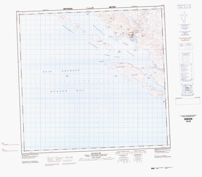 Natural Resources Canada Inukjuak, NU (034L08 CanMatrix) digital map