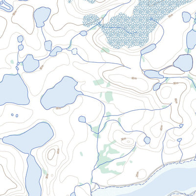 Natural Resources Canada Investigator Island, NT (087E12 Toporama) digital map