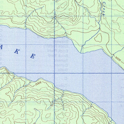 Natural Resources Canada Inzana Lake, BC (093K15 CanMatrix) digital map