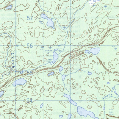 Natural Resources Canada Irons Creek, BC (095D04 CanMatrix) digital map
