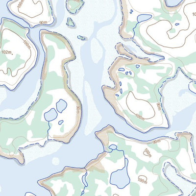 Natural Resources Canada Isarurjuaq Peninsula, NU (066C09 Toporama) digital map