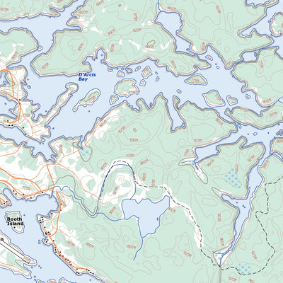 Natural Resources Canada Island Lake, MB (053E15 Toporama) digital map