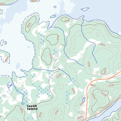 Natural Resources Canada Issett Lake, MB (064B11 Toporama) digital map