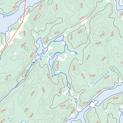 Natural Resources Canada Issett Lake, MB (064B11 Toporama) digital map