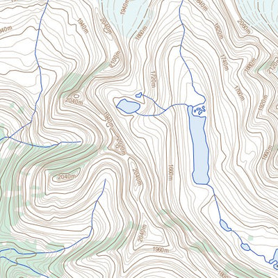 Natural Resources Canada Itsi Lakes, YT (105J16 Toporama) digital map