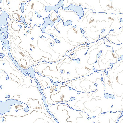 Natural Resources Canada Ivujivik, NU (035K05 Toporama) digital map