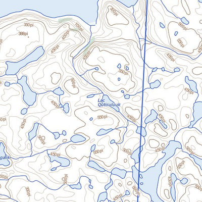 Natural Resources Canada Ivujivik, NU (035K05 Toporama) digital map