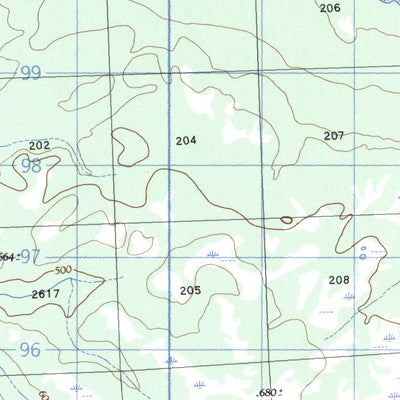 Natural Resources Canada Jalun River West, BC (103K02_W CanMatrix) digital map