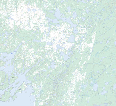 Natural Resources Canada Jensen Lake, MB (064A12 Toporama) digital map