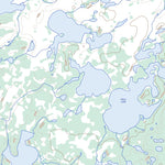Natural Resources Canada Jensen Lake, MB (064A12 Toporama) digital map