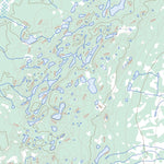 Natural Resources Canada Jensen Lake, MB (064A12 Toporama) digital map