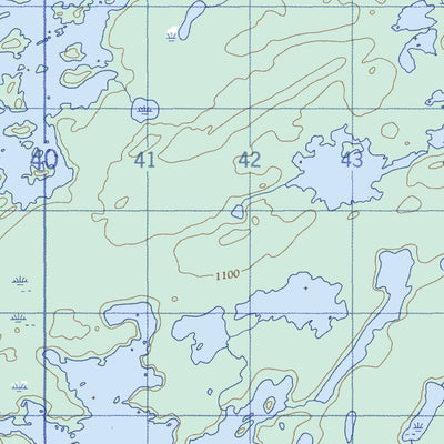 Natural Resources Canada Jerome Lake, NT (075E01 CanMatrix) digital map
