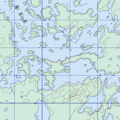 Natural Resources Canada Jerome Lake, NT (075E01 CanMatrix) digital map