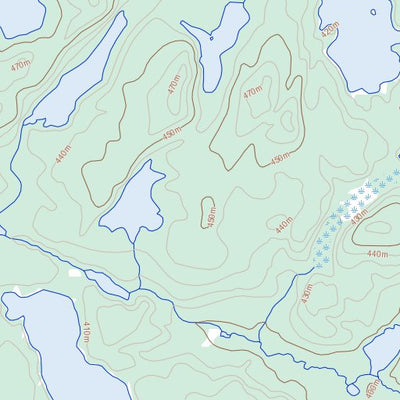 Natural Resources Canada Jewell Lake, SK (074A16 Toporama) digital map