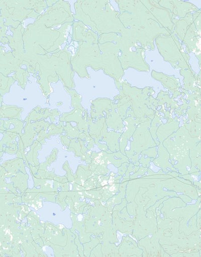 Natural Resources Canada Jiggle Lake, NT (106N09 Toporama) digital map