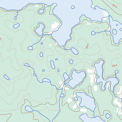 Natural Resources Canada Jiggle Lake, NT (106N09 Toporama) digital map