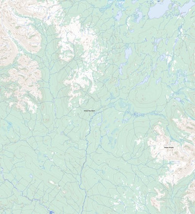 Natural Resources Canada Jones Lake, NT (105I14 Toporama) digital map