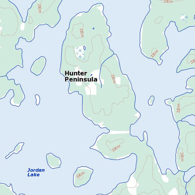 Natural Resources Canada Jordan Lake, MB (064F09 Toporama) digital map