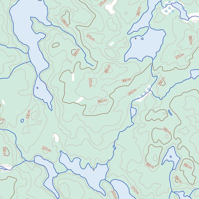 Natural Resources Canada Jordan Lake, MB (064F09 Toporama) digital map