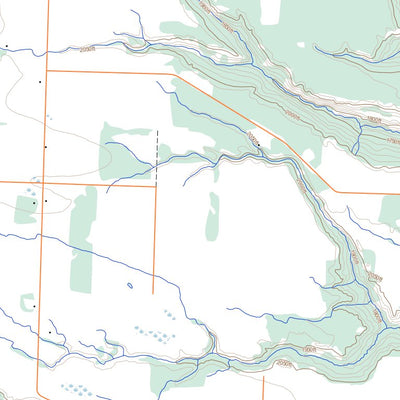 Natural Resources Canada Josephine Creek, AB (084D03 Toporama) digital map