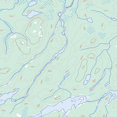 Natural Resources Canada Kabania Lake, ON (053A01 Toporama) digital map