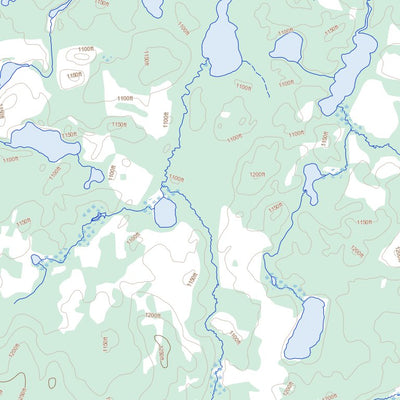 Natural Resources Canada Kabinakagami Lake, ON (042C16 Toporama) digital map