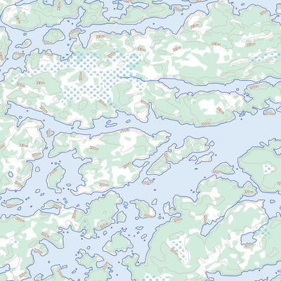 Natural Resources Canada Kagipo Lake, MB (053D11 Toporama) digital map