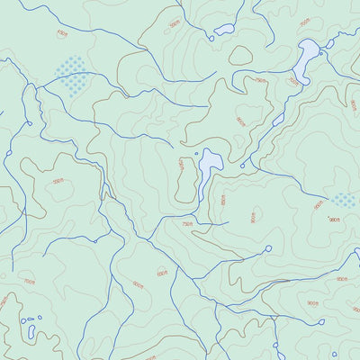 Natural Resources Canada Kaglik Lake, NT (107D07 Toporama) digital map