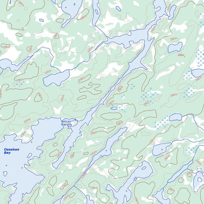 Natural Resources Canada Kakeenukamak Lake, MB (053L02 Toporama) digital map