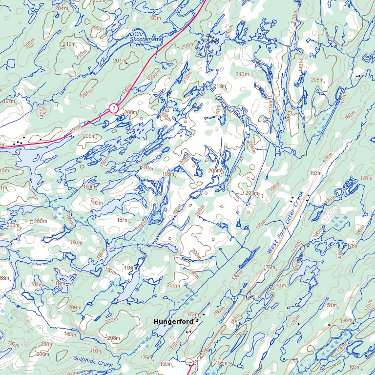 Kaladar, ON (031C11 Toporama) Map by Natural Resources Canada | Avenza Maps