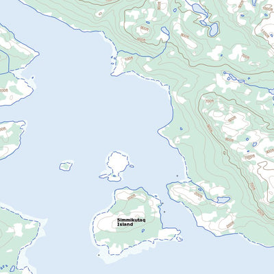 Natural Resources Canada Kamarsuk, NL (014C05 Toporama) digital map