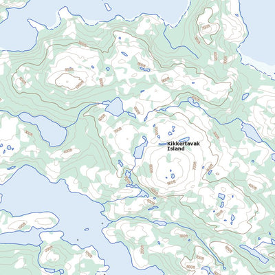 Natural Resources Canada Kamarsuk, NL (014C05 Toporama) digital map