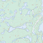 Natural Resources Canada Kamatsi Lake, MB (064D01 Toporama) digital map