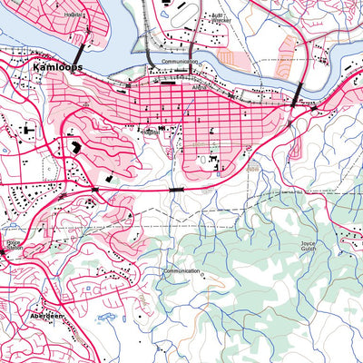 Natural Resources Canada Kamloops (092I09 Toporama) digital map