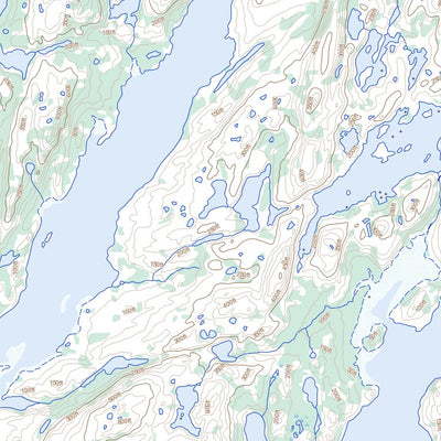 Natural Resources Canada Kanairiktok Bay, NL (013N01 Toporama) digital map